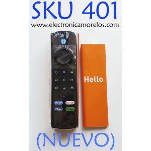 CONTROL REMOTO PARA FIRE TV Stick CON CONTROL DE VOZ POR ALEXA (NUEVO, ORIGINAL) / NUMERO DE PARTE G0G1NMO2113201WU / HY1759 / H210930 / H32307260030 / X003B7IK8T